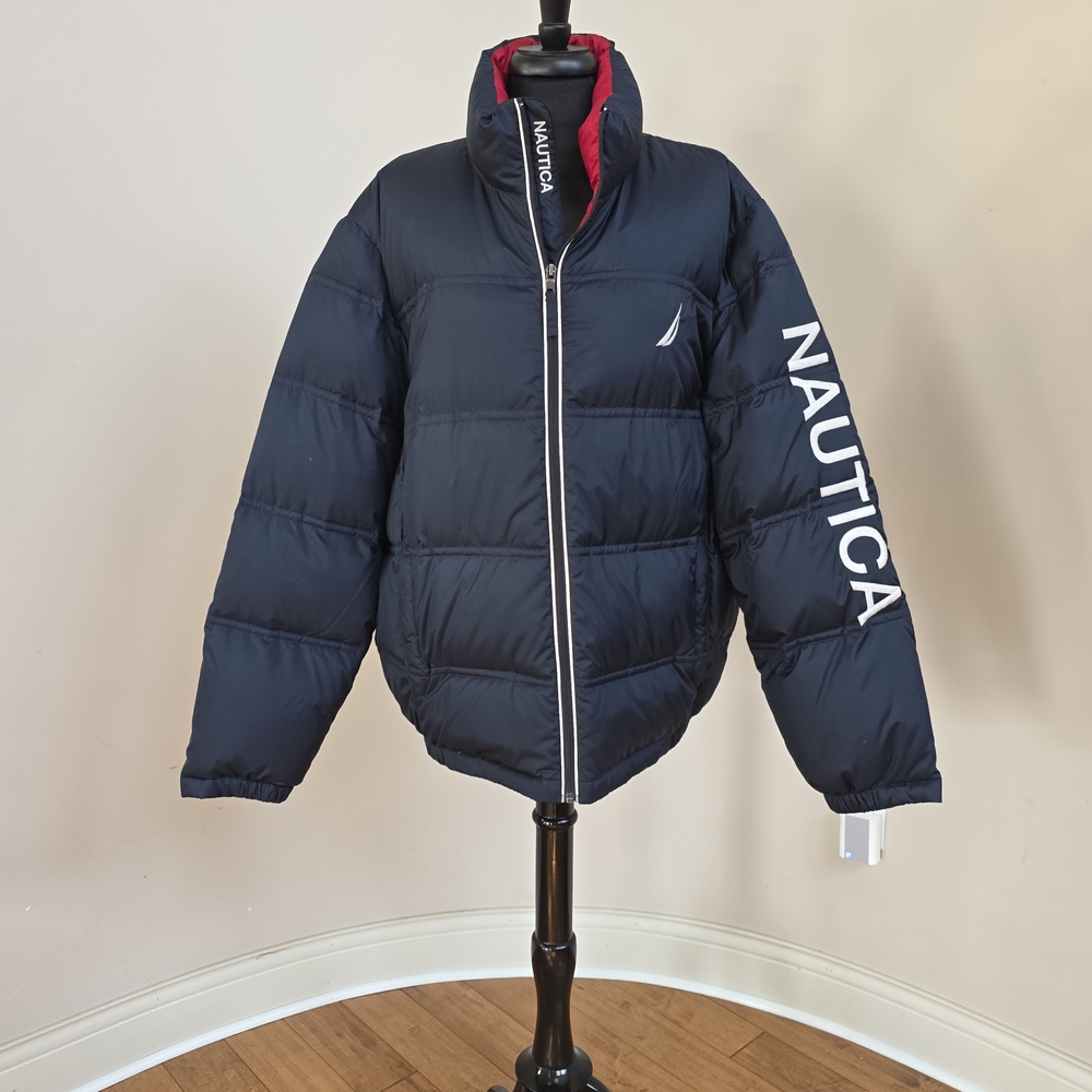 Nautica Navy Puffer Jacket